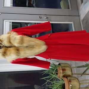 Luxurious Red Fox Fur Scarf